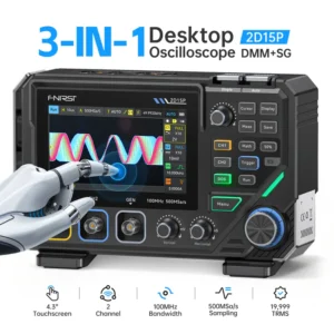 FNIRSI 2D15P Benchtop Oscilloscope, Multimeter and Signal Generator